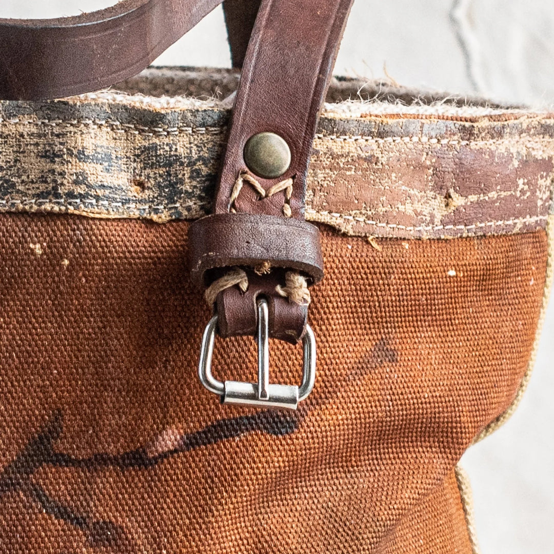 Swarm Canvas Tote Bag | Oranges & Cyclamen