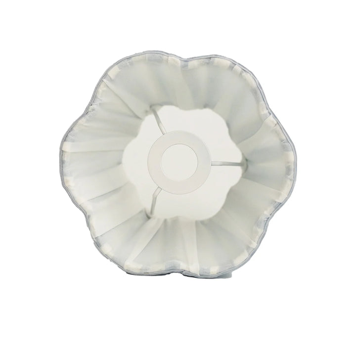 Beige Stripe Scalloped Lamp Shade - For Rechargeable Lamp Base Only