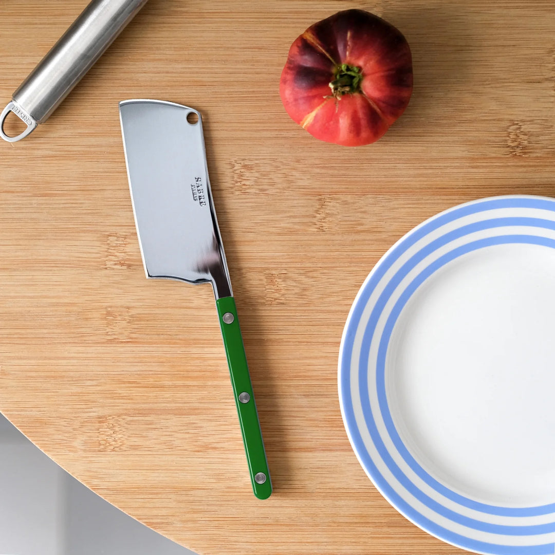 Sabre | Bistrot Solid Green | Cheese Cleaver