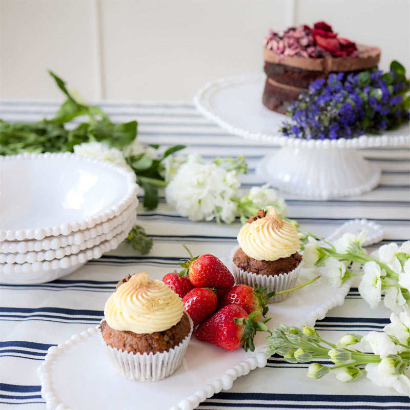 Pearl Side Bowl | Melamine White