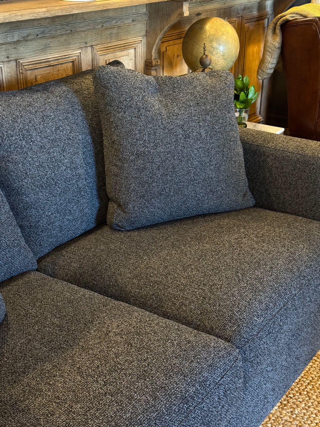 Aspen Shona 2 Str Sofa | Profile Envy Raven | Nero Foot | Luxura Foam Seat Upgrade