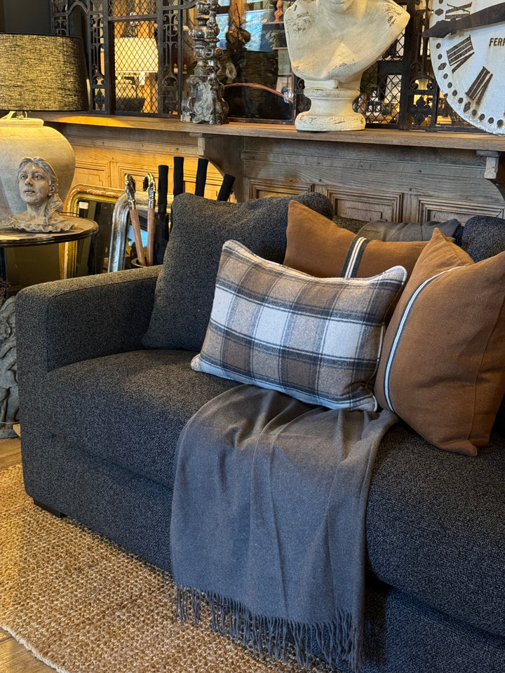 Aspen Shona 2 Str Sofa | Profile Envy Raven | Nero Foot | Luxura Foam Seat Upgrade