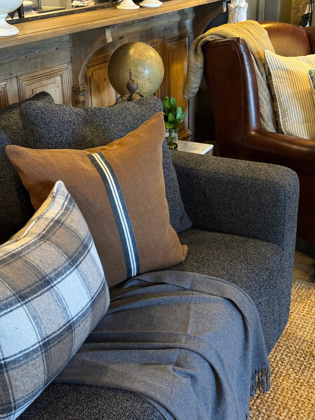 Aspen Shona 2 Str Sofa | Profile Envy Raven | Nero Foot | Luxura Foam Seat Upgrade
