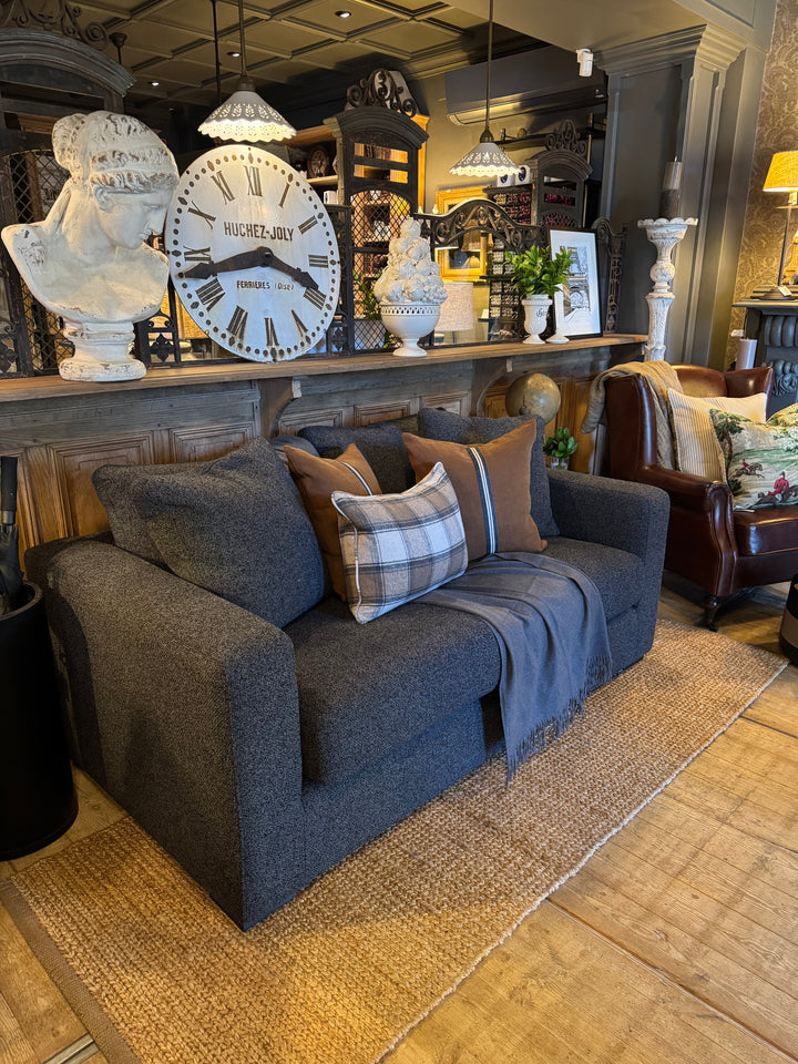 Aspen Shona 2 Str Sofa | Profile Envy Raven | Nero Foot | Luxura Foam Seat Upgrade