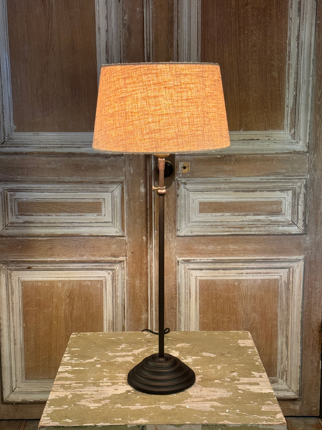 Delphi Adjustable Table Lamp Base| Bronze Brown | H55-70cm