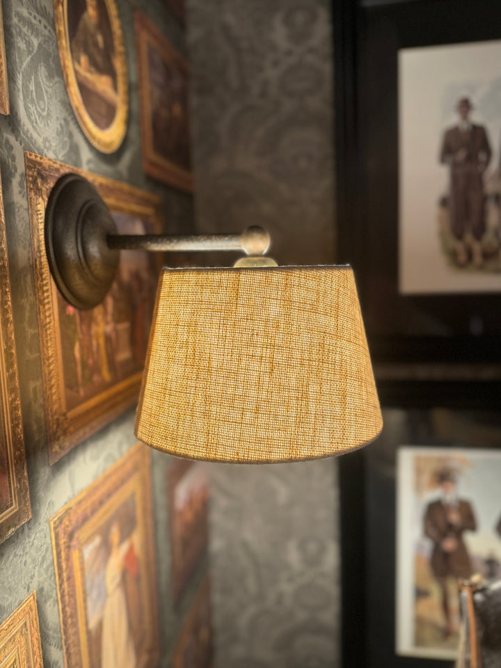 Croce Wall Lamp | Bronze | Excludes shade | H 12cm Depth 20cm