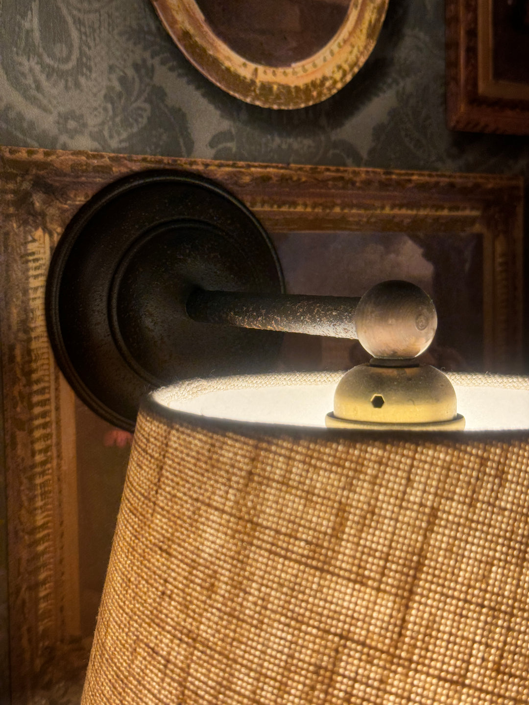 Croce Wall Lamp | Bronze | Excludes shade | H 12cm Depth 20cm