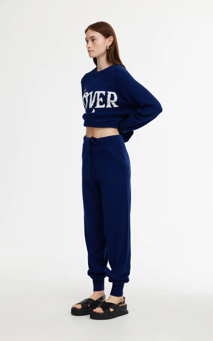 Kinney | Eliza Knit Pant | Indigo