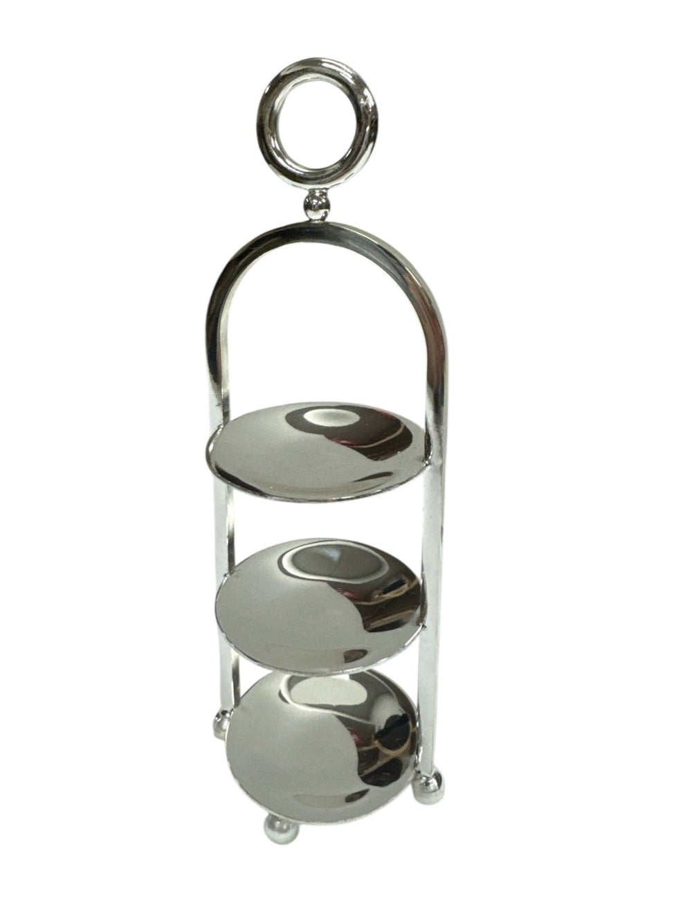 3 Layer XS Silver Macaron stand | Handcrafted in Turkey - Suzie Anderson Home
