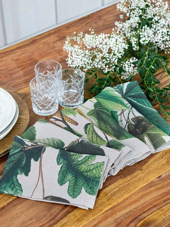 Trees | Linen Napkin | SET OF 6