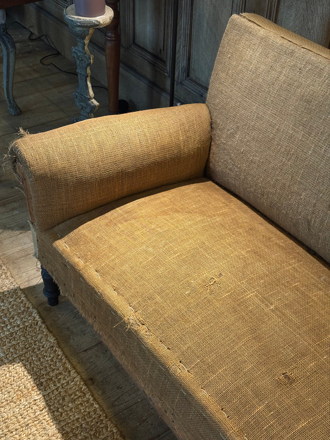 French Antique Lounge | Unrestored | 145cm L x 63cm D x 78cm H