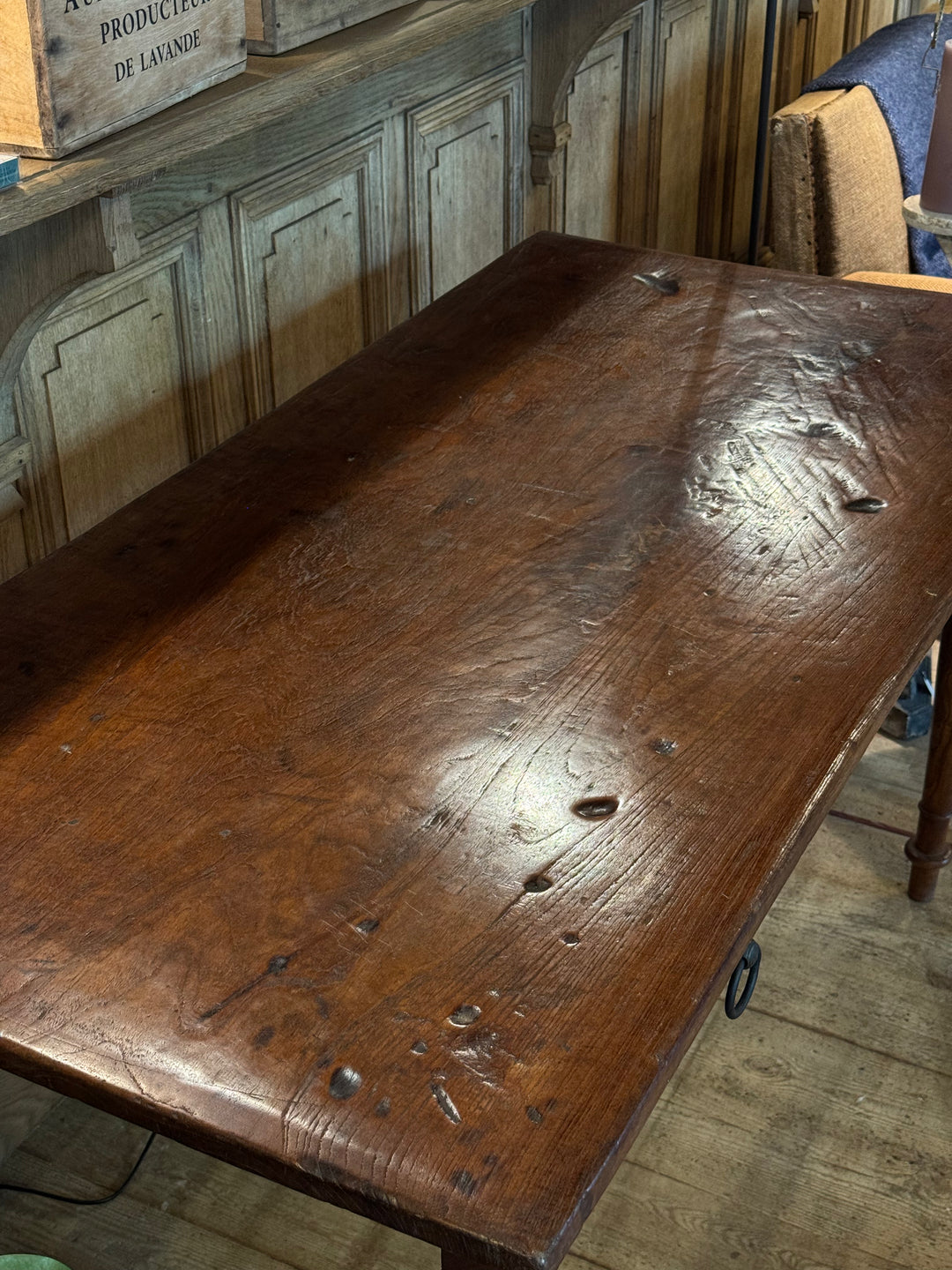 Vintage Teak Writing Desk | Solid Timber Top | Estate Collection