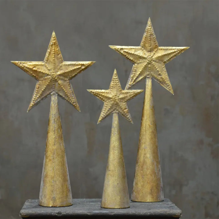 Celestial Antiqued Gold Star | Large 55cmH