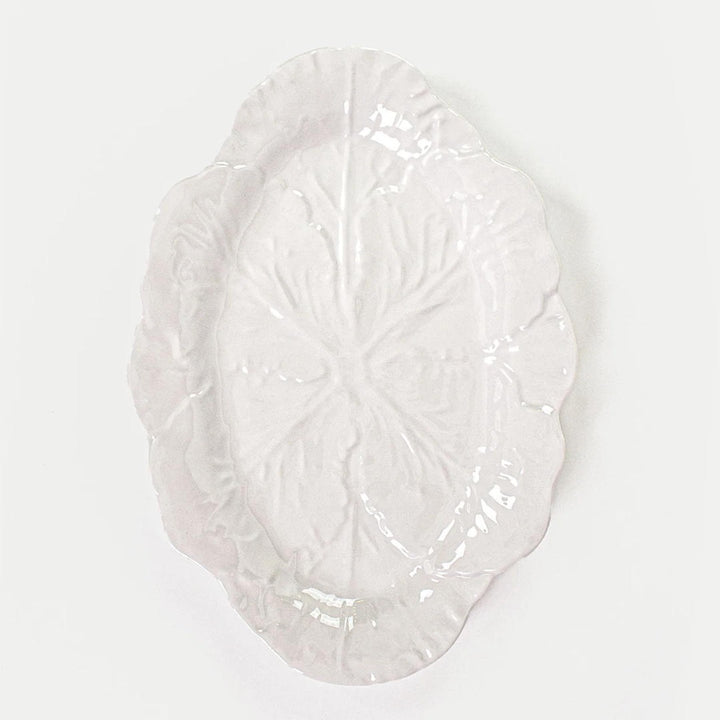 Cabbage Oval Platter 40cm | Melamine | White