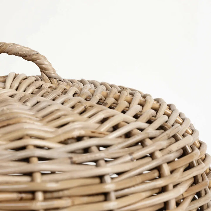 Provincial Kubu Rattan Large Round Cloche | W61cm