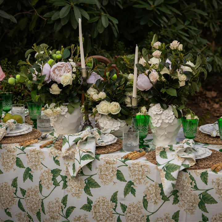 Cream Hydrangea Napkins | SET OF 4