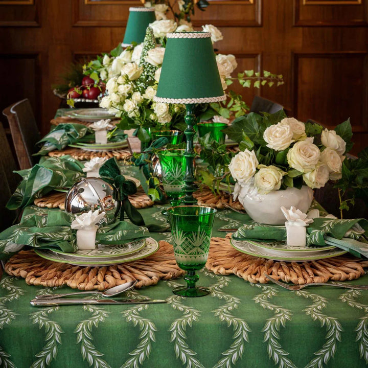 Verdant Green Vine Tablecloth | Medium 3 x 1.6m