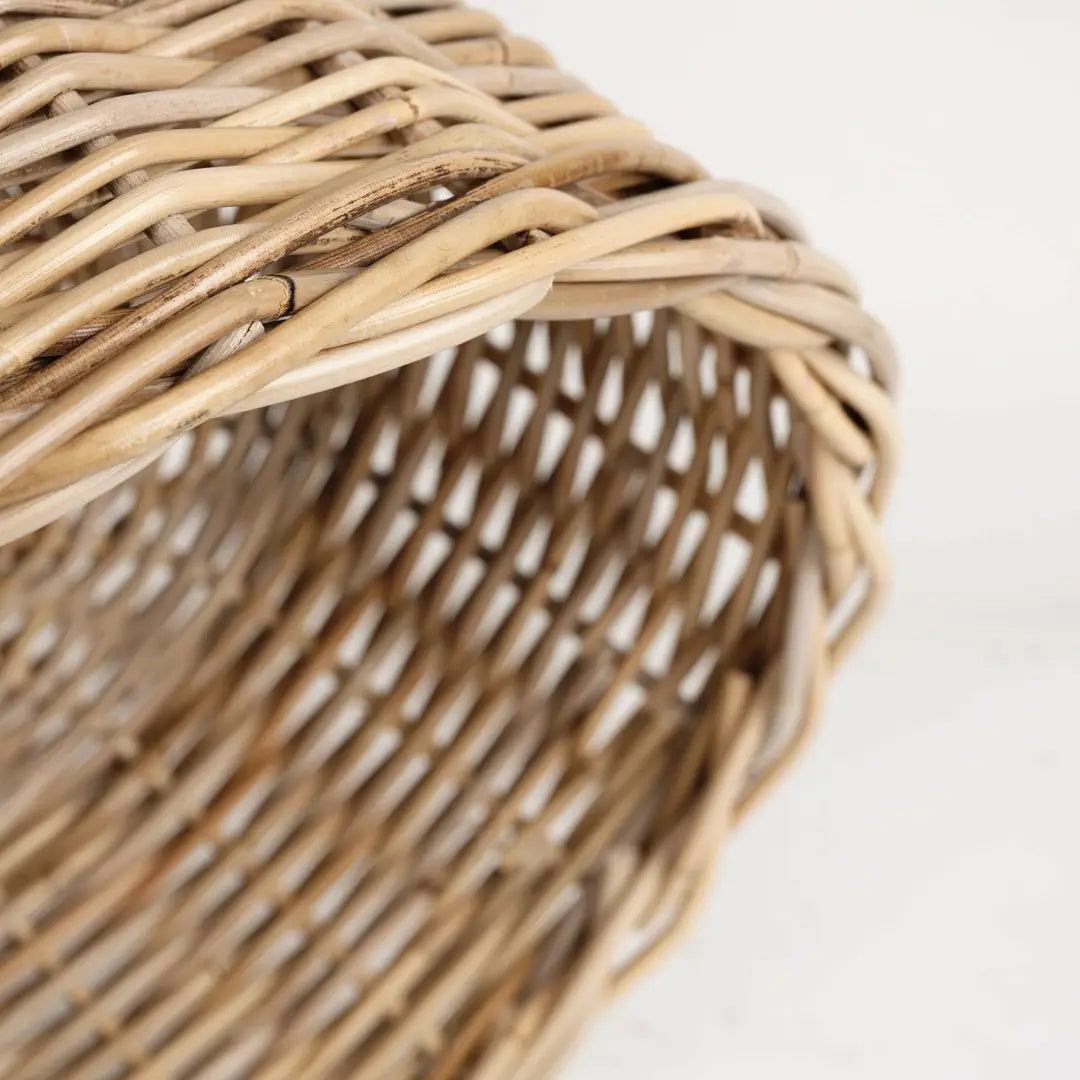 Provincial Kubu Rattan Large Round Cloche | W61cm