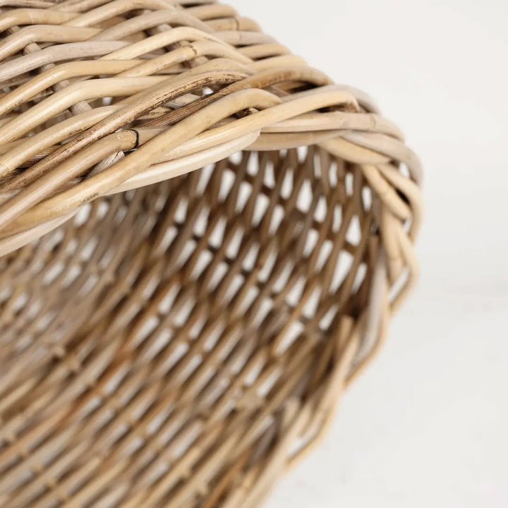 Provincial Kubu Rattan Large Round Cloche | W61cm
