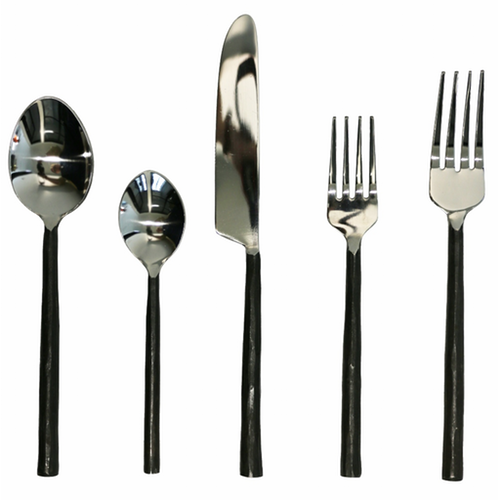 Burnished Black Cutlery | 5 piece Setting
