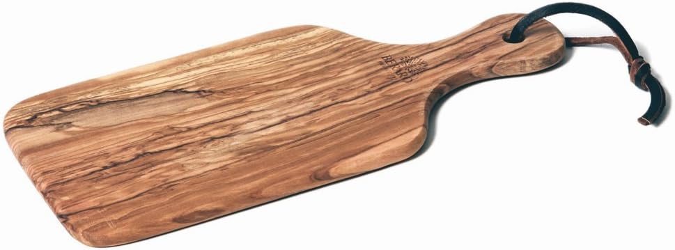 Berard | Olive Wood Cutting Board w Handle | 26x12cm