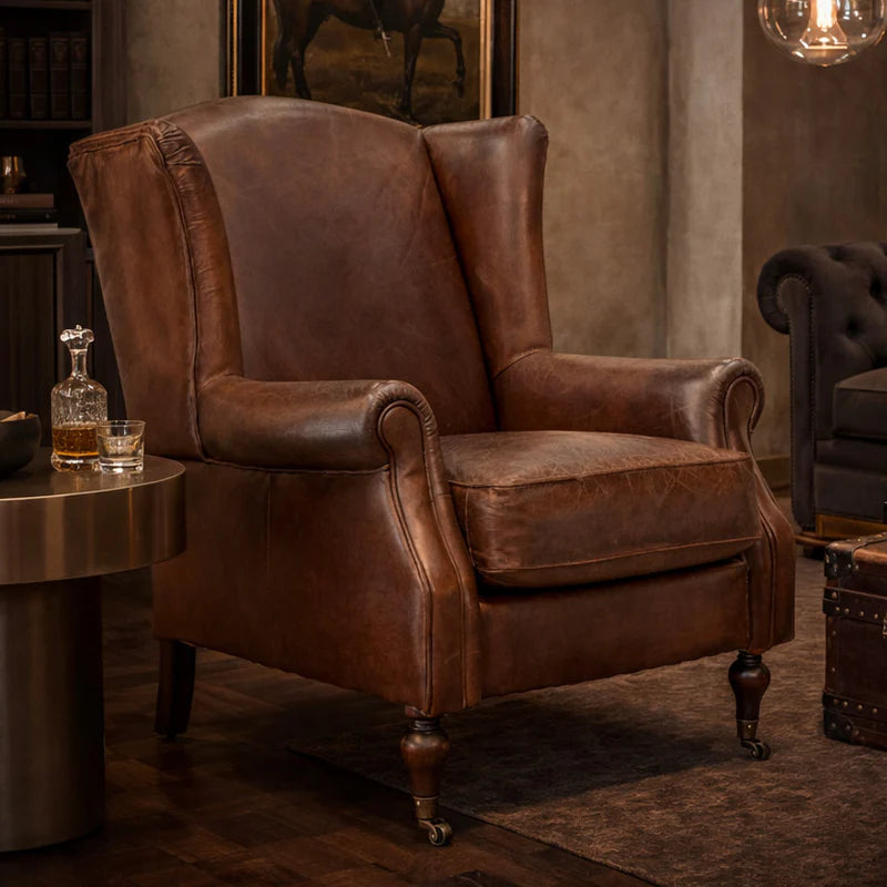 Union Street Leather Armchair