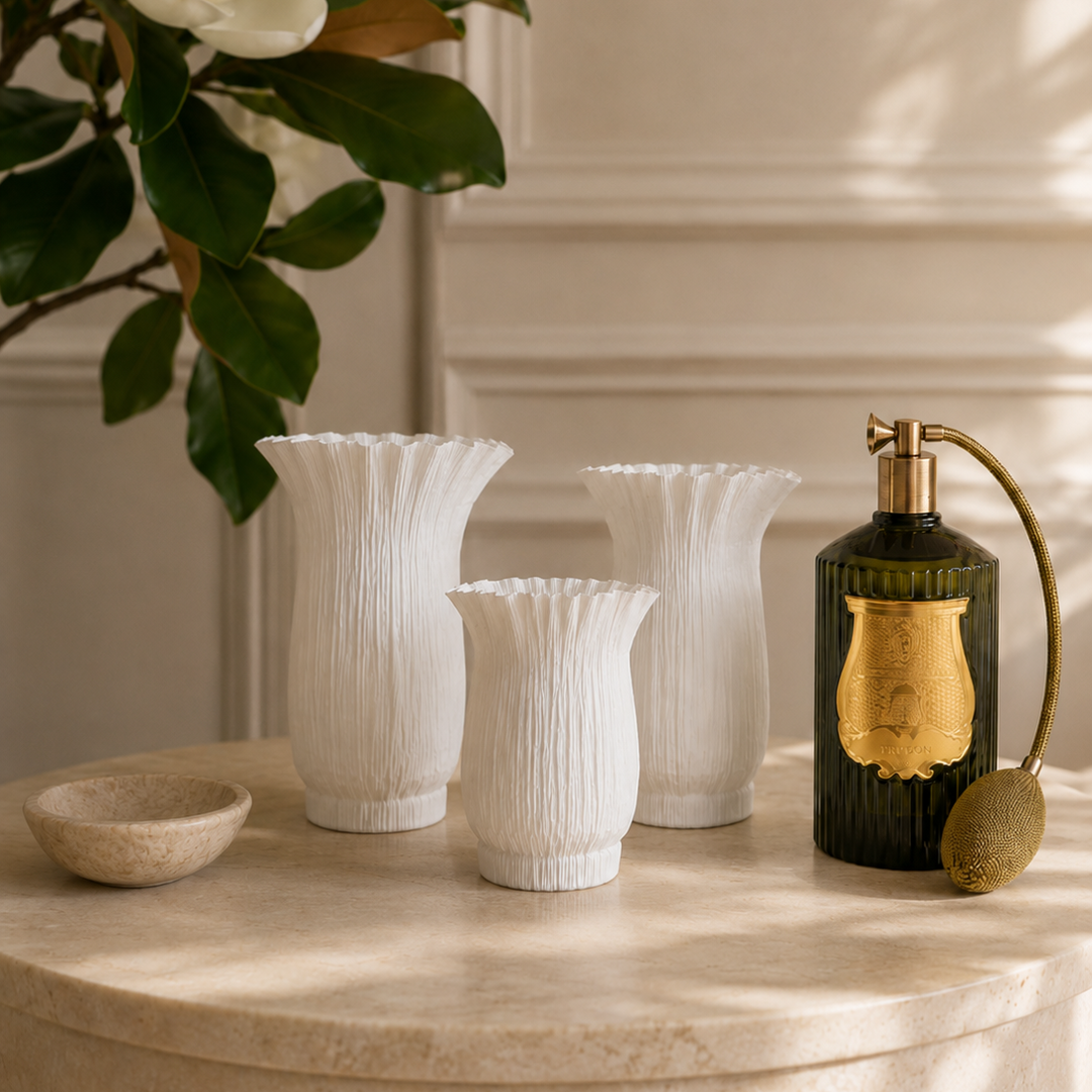 Open Bell Paper Tealight Holder | H 12cm | Made in France