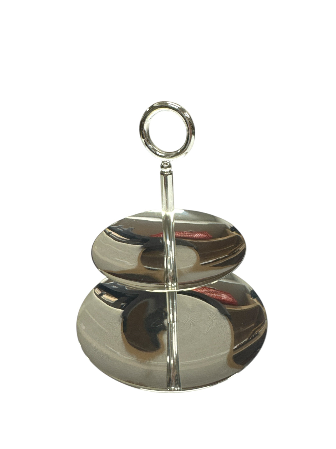 Silver Layered Cookie Stand A | Hand crafted in Turkey | 20x16cm