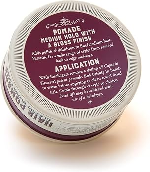 Captain Fawcett Classic Pomade 100g Burgundy Glossy Finish