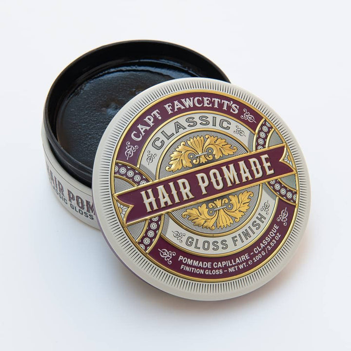 Captain Fawcett Classic Pomade 100g Burgundy Glossy Finish