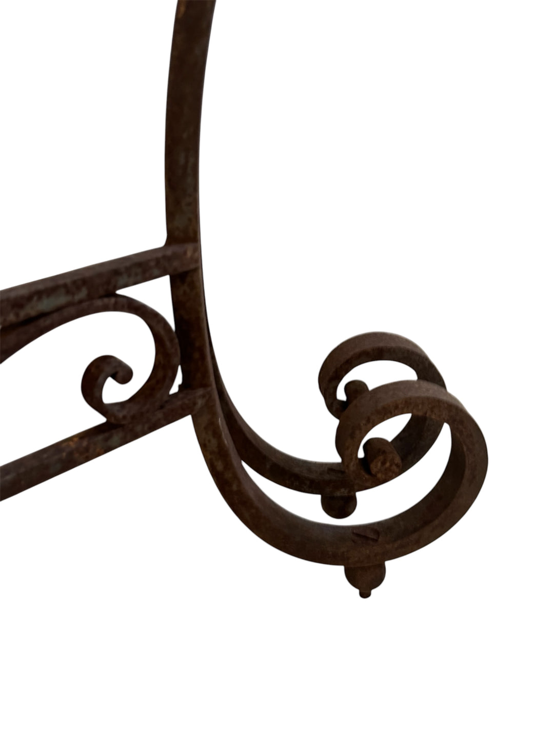 Decorative Iron Based Console with Marble Top | Sourced in Belgium