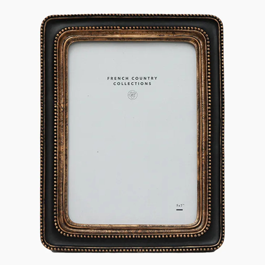 Black Beaded Photo Frame