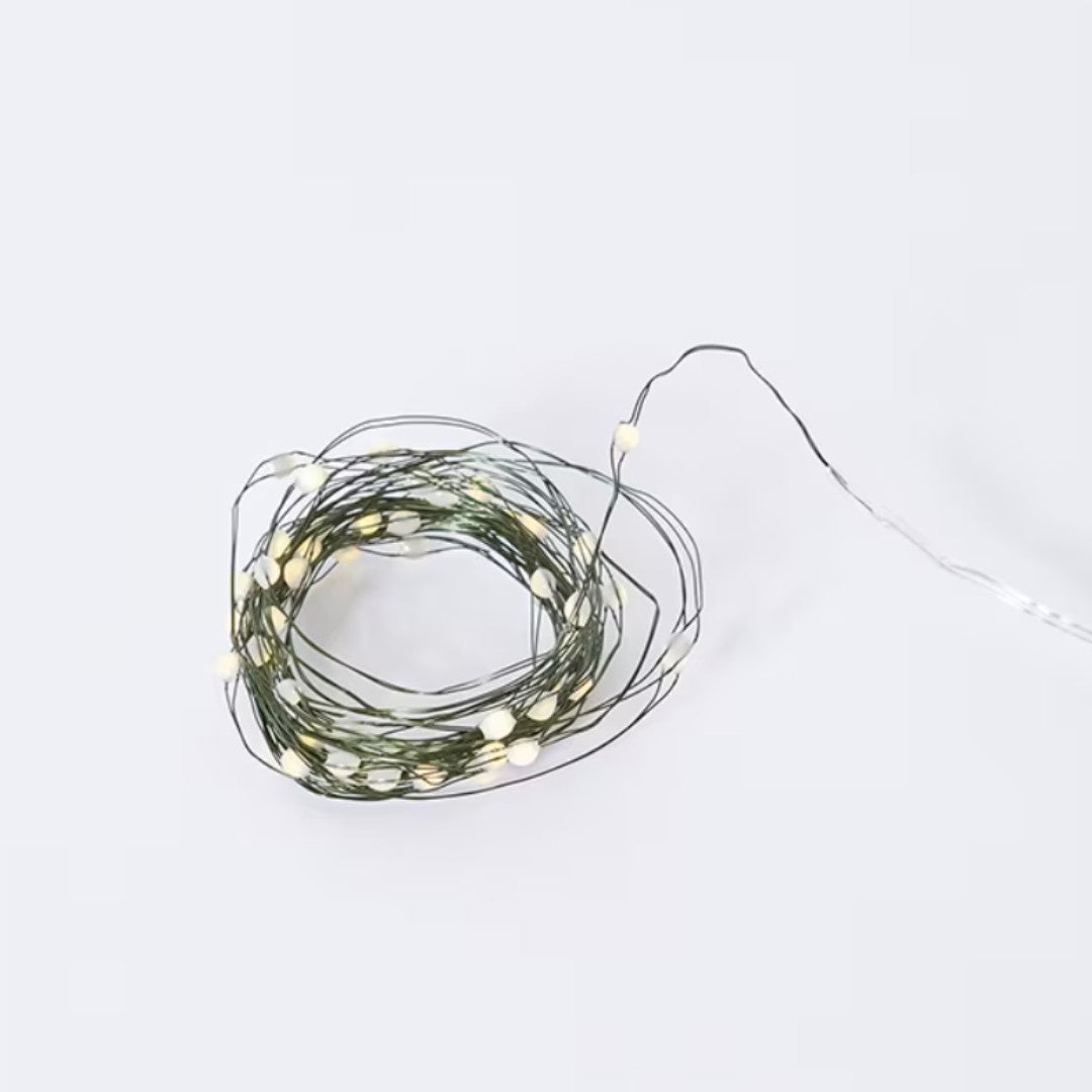 Luminous Outdoor String Light | 6m | Green | Outdoor Adapter