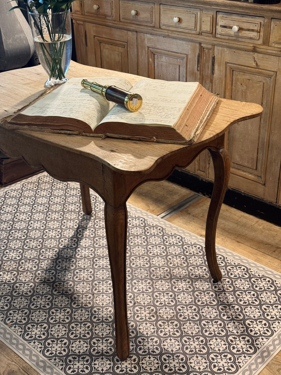 Early 20th Century Belgian Occasional Oak Table | Le Mans