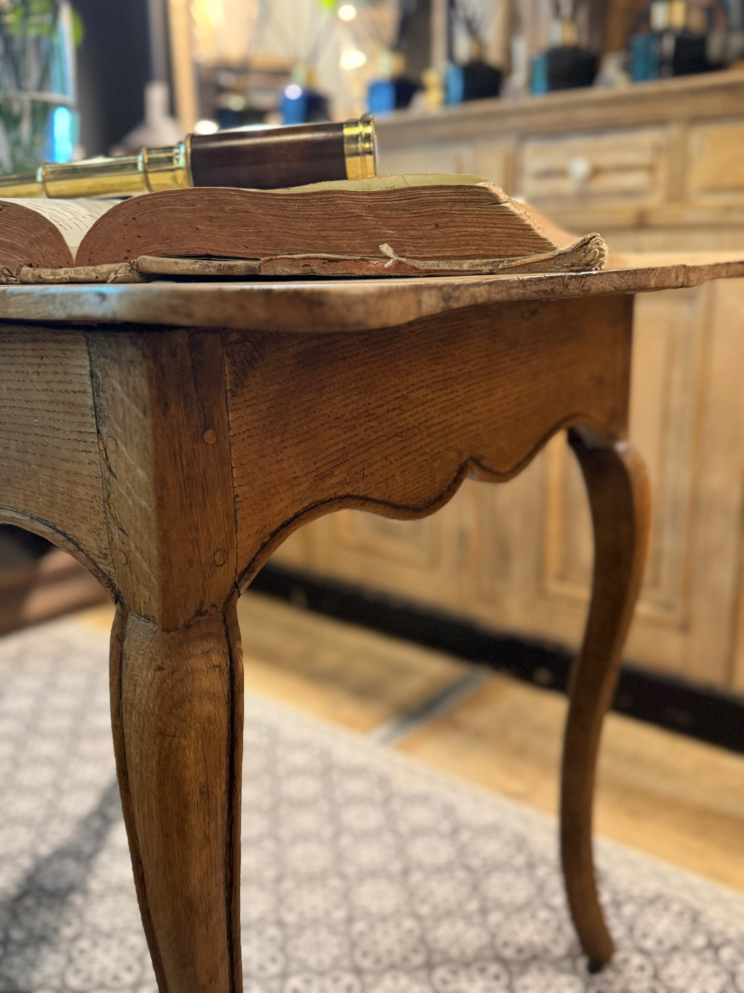 Early 20th Century Belgian Occasional Oak Table | Le Mans