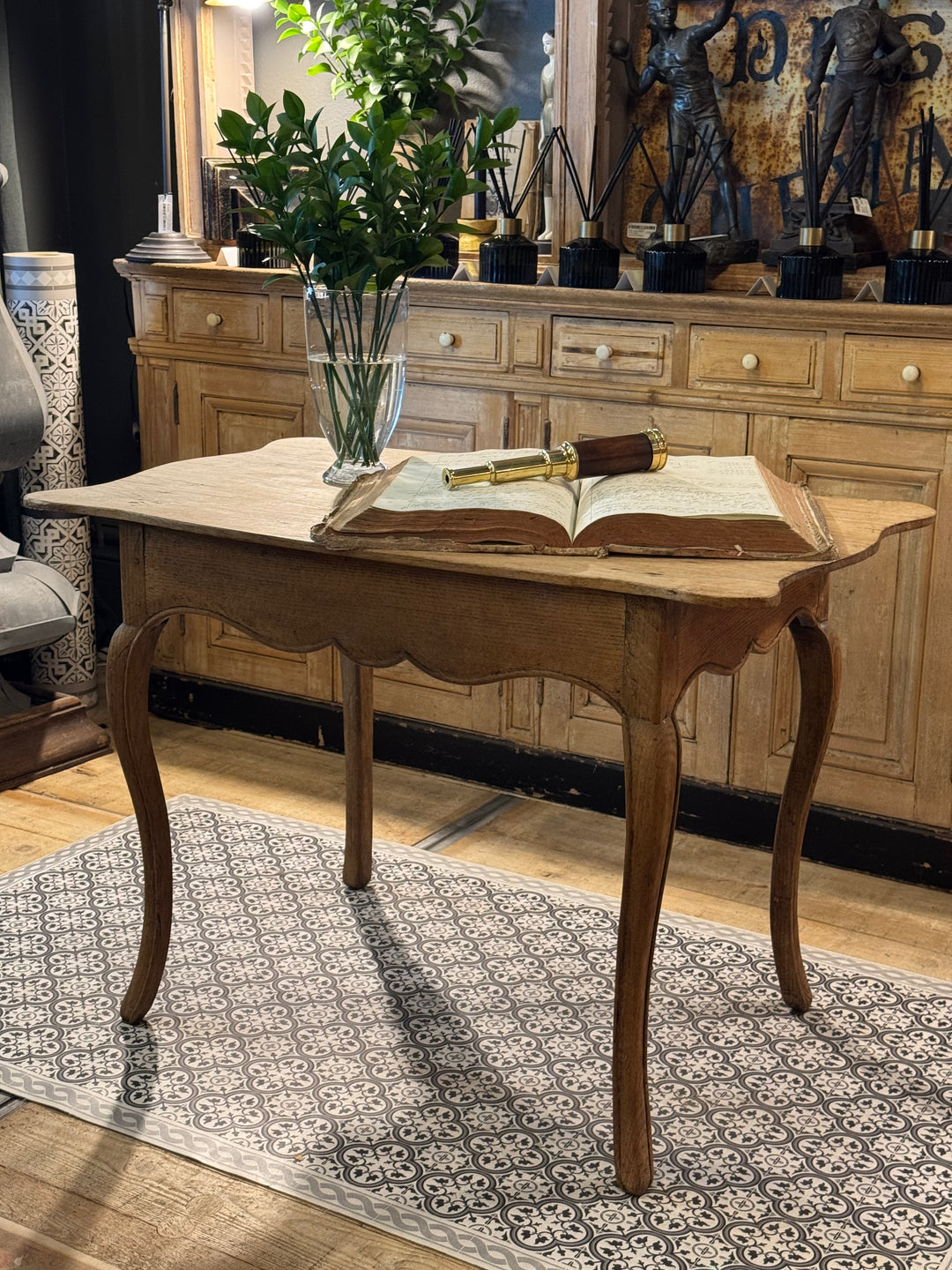 Early 20th Century Belgian Occasional Oak Table | Le Mans