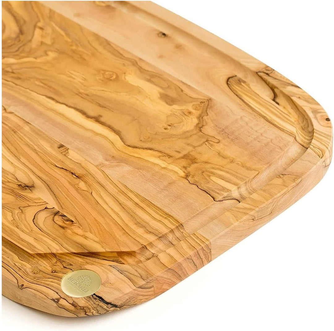 Berard | Nerro Olivewood Board | 40x29x1.9cm with cotton bag & gold badge