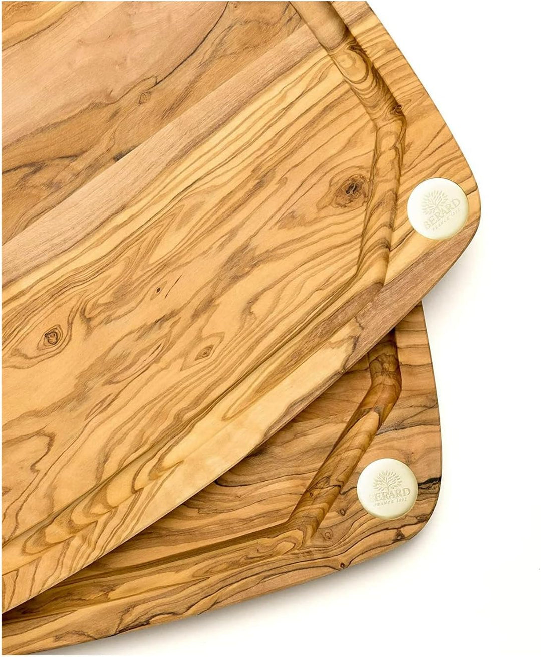 Berard | Nerro Olivewood Board | 40x29x1.9cm with cotton bag & gold badge