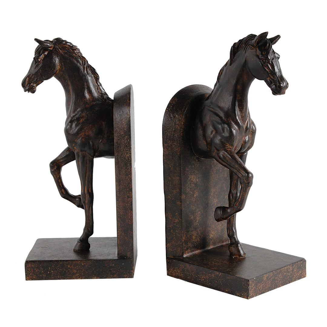 Horse Bookends | Brown | SET OF 2