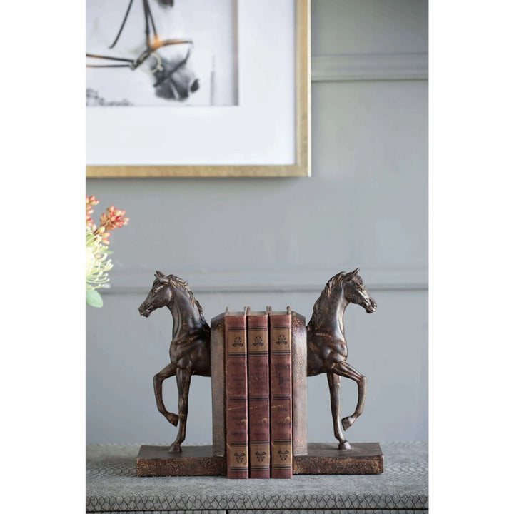 Horse Bookends | Brown | SET OF 2