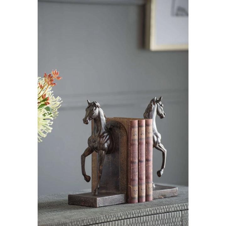 Horse Bookends | Brown | SET OF 2