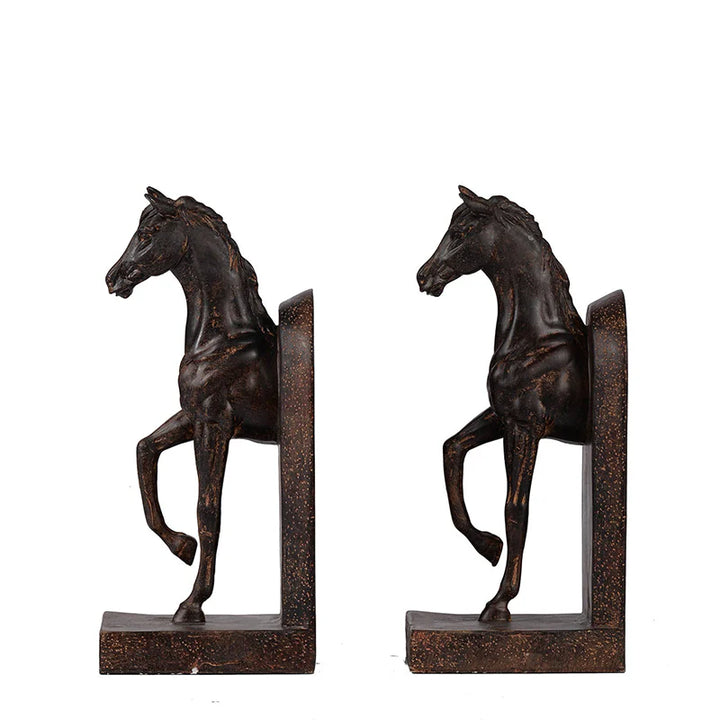 Horse Bookends | Brown | SET OF 2