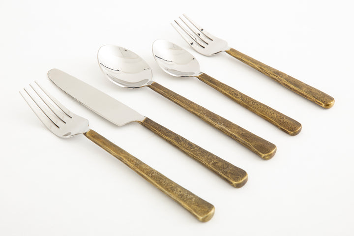 Dinah Cutlery Setting for One (5pce) | Flamant Belgium-Suzie Anderson Home
