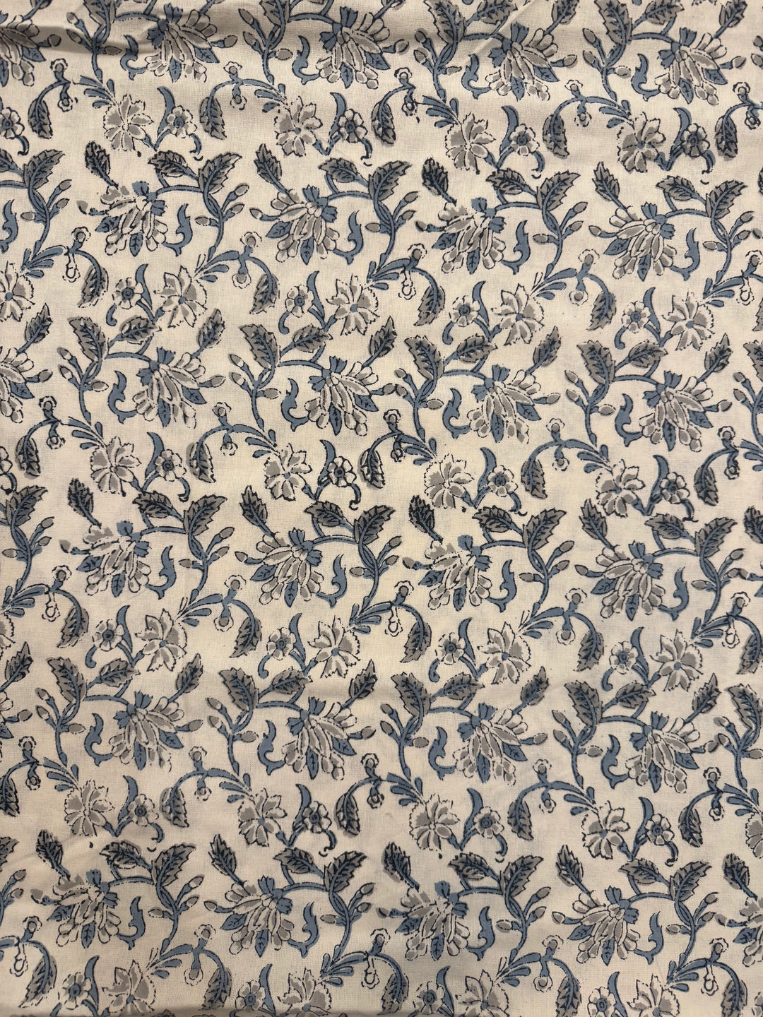 Large Jaipur Cotton Tablecloth 4.5mx2.30m & 16 Napkin Set | Blue/White/Pale Grey