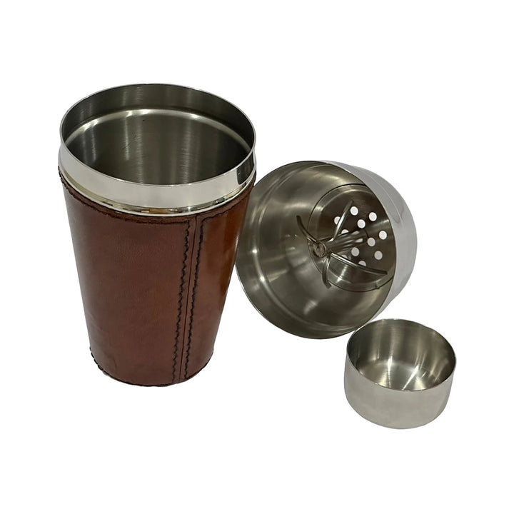 Cocktail Shaker | Tan Leather