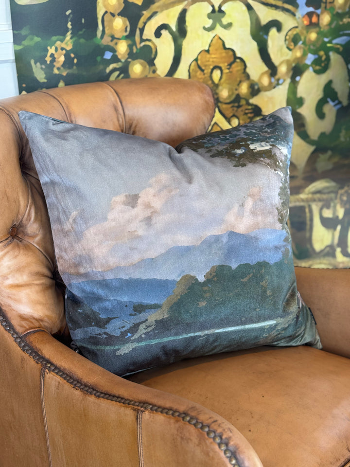 Eleanora Landscape Cushion Cover | Velvet | 60x60cm