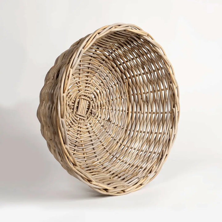 Provincial Kubu Rattan Large Round Cloche | W61cm