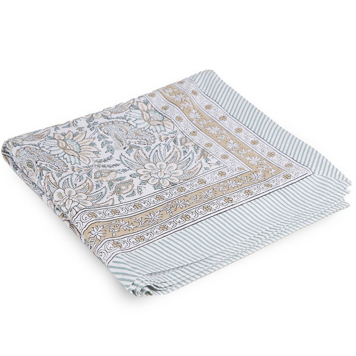 Bromhall Cotton Tablecloth | Sage