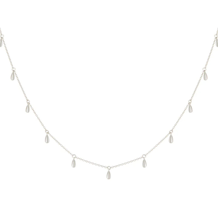 Tear Drop Choker | Sterling Silver