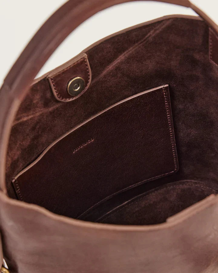 Juju | Carmen Leather Handbag | Chocolate